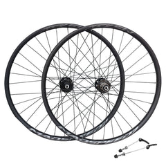 QR 27.5" 650b (ETRTO 584×20) MTB Mountain Bike DISC BRAKE Wheel Set 7/8/9/10/11 Speed - Sealed Bearings (6 Bolt) Disc Hubs