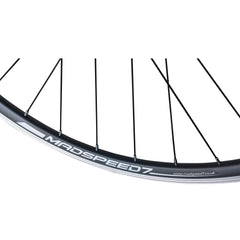 QR 27.5" 650b (ETRTO 584x19) MTB Mountain Bike Wheel Set 7/8/9/10 Speed - Rim & Disc Brake Compatible - Sealed Bearings Hubs -  Double Wall Rims - 32x Black Spokes