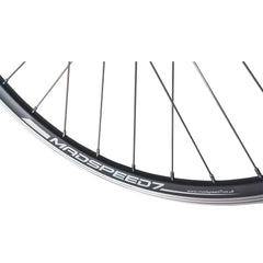 QR 29" 29er (ETRTO 622x19) Mountain Bike REAR wheel 7/8/9 Speed Screw on Freewheel - Rim & Disc Brake Compatible - Sealed Bearings Hub - Double Wall Rim - 32x Silver Spokes