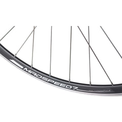 700c (ETRTO 622x15) Fixed Fixie Single Speed Bike Wheel Set Flip Flop Hub - Sealed Bearings Hubs - 32x Silver Spokes - Double Wall